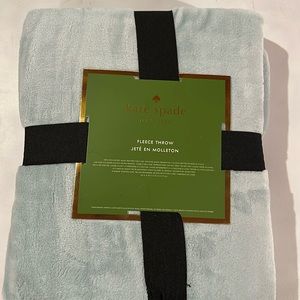 Kate Spade blue throw blanket